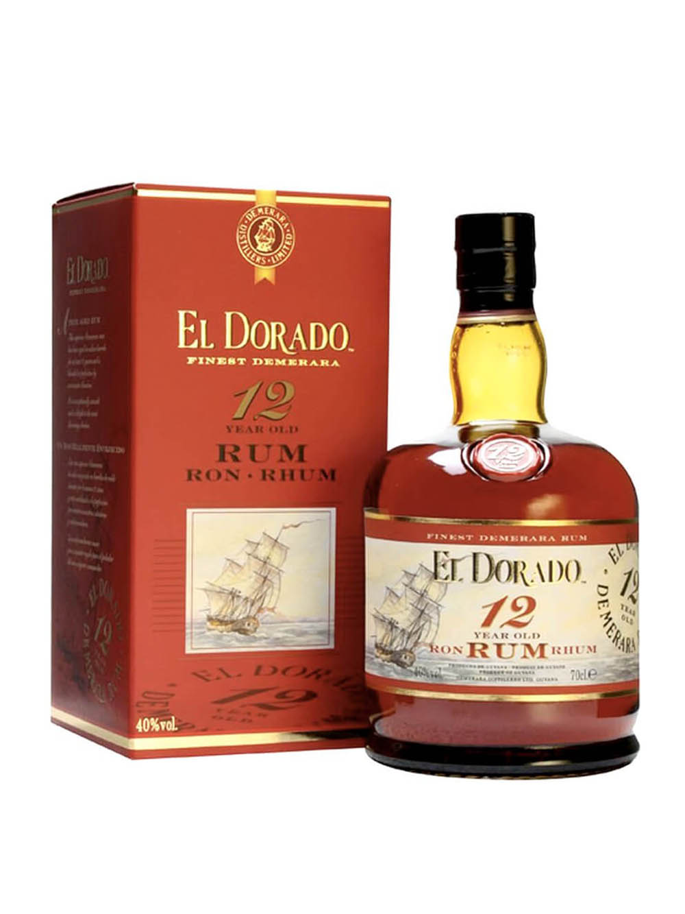 Finest Demerara Rum 12 year old (0.7l - astuccio)