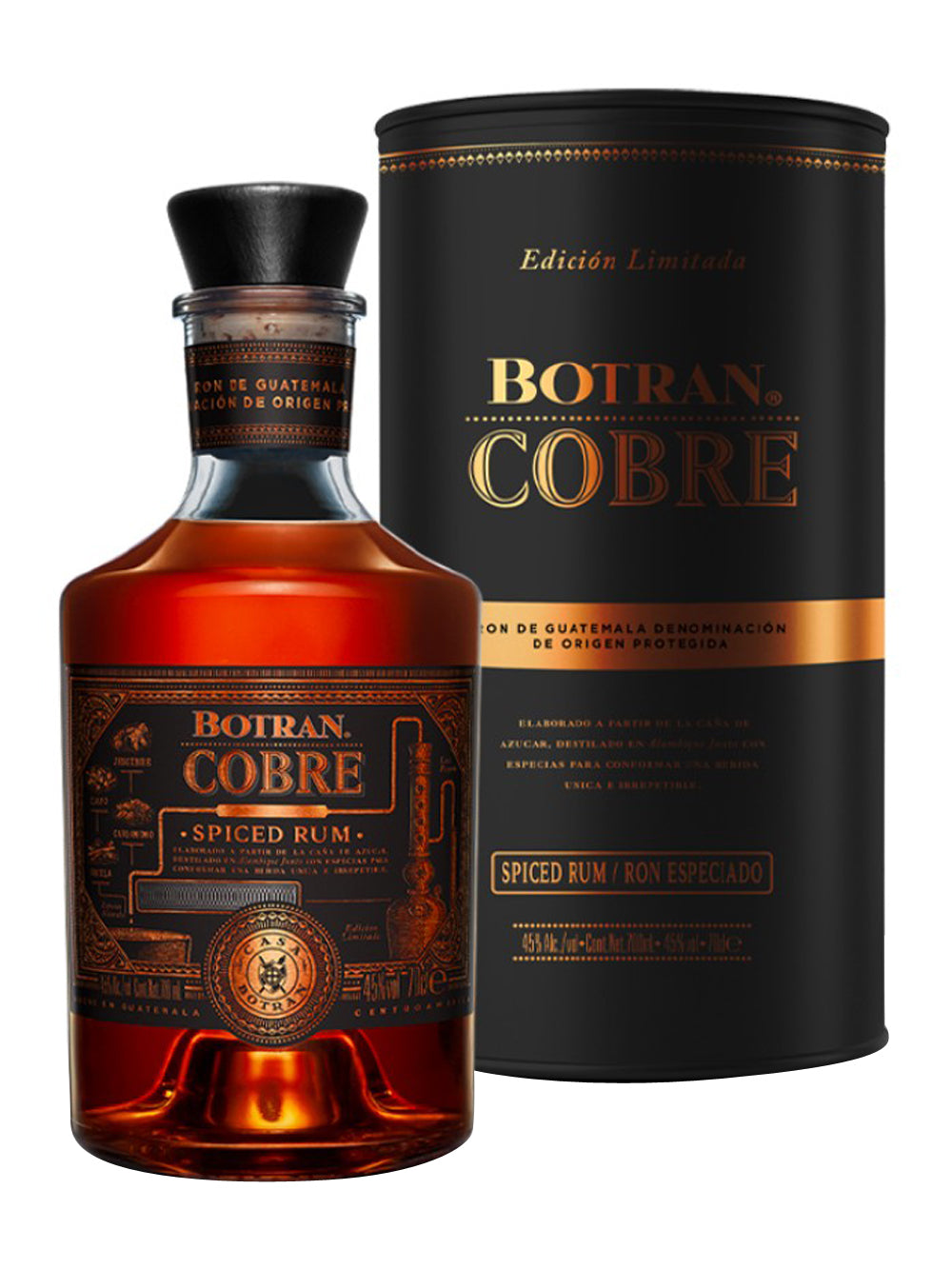 Rum Botran Cobre Spiced 70 cl Limited E.