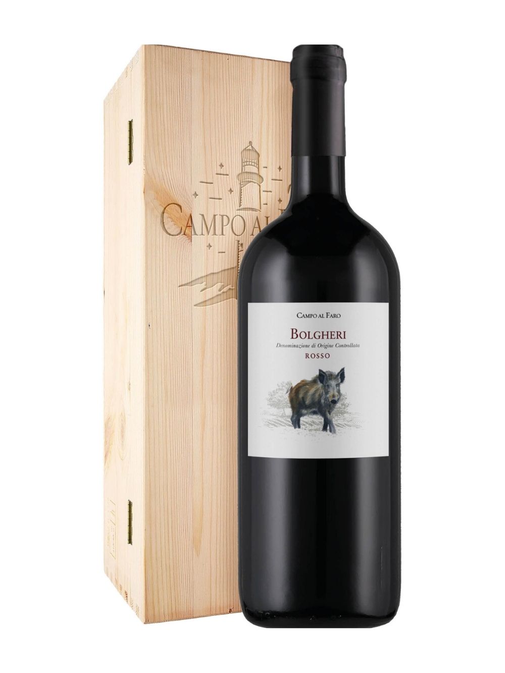 Bolgheri Rosso 2020 Doc magnum 1,5 lt Cassa di legno