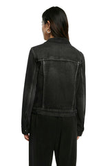 Giubbino Jeans Nero Chaq Alba