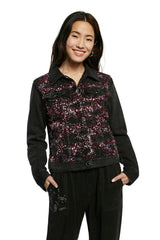 Giubbino Jeans Nero Chaq Alba