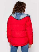 Giubbino rosso jeans corto austen