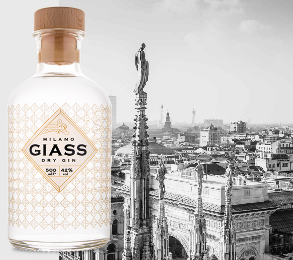 Gin Giass Milano Dry Gin 70 cl