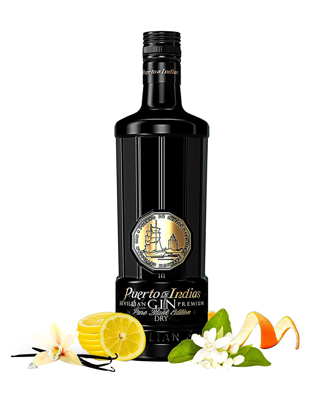 Gin Puerto de Indias Pure Black Edition 70 cl