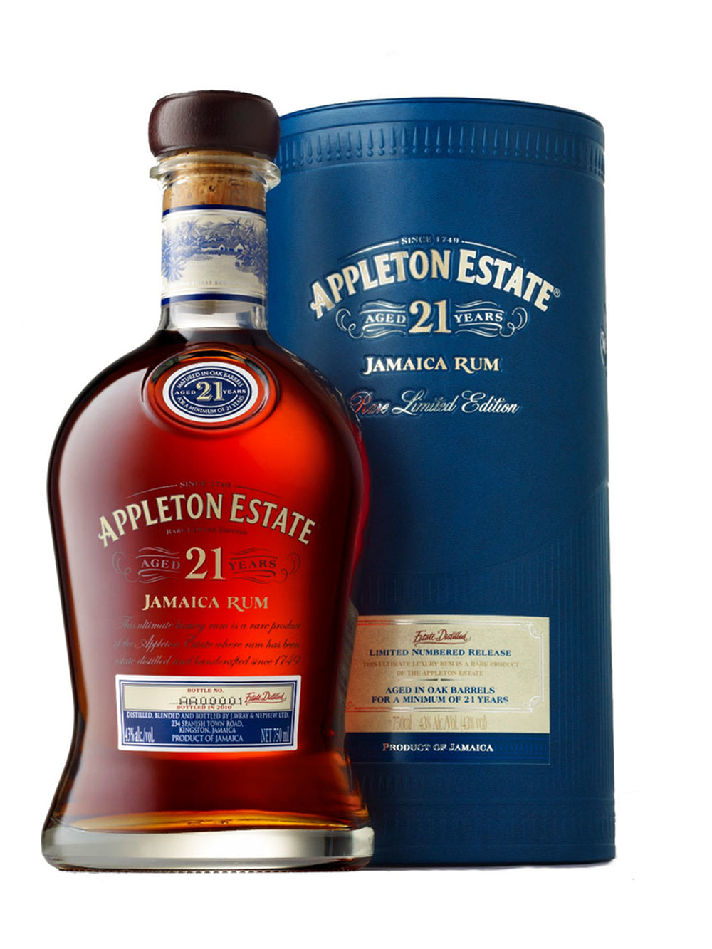Rum Jamaica 21 Anni 70 cl Ast.