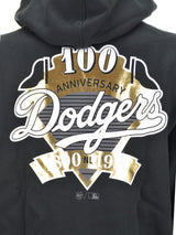 Felpa Nera Los Angeles Dodgers Gold