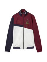 Felpa Bordò Zip Frecce