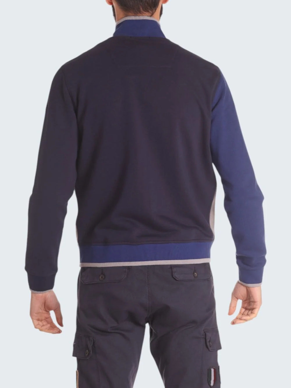 Felpa Zip Blu Frecce