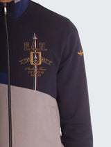 Felpa Zip Blu Frecce