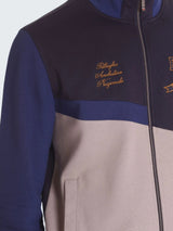 Felpa Zip Blu Frecce