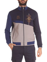 Felpa Zip Blu Frecce