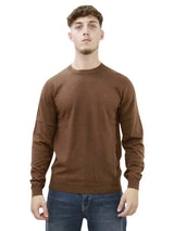 Maglia Marrone Round Solid