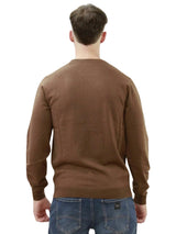 Maglia Marrone Round Solid
