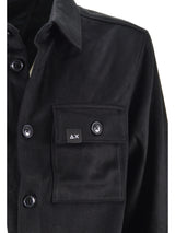 Over Shirt Panno Nero