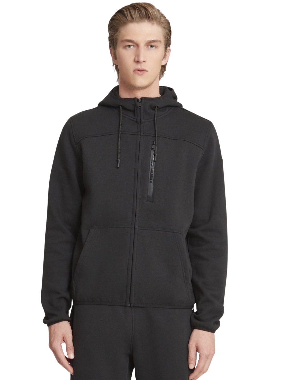 Felpa Zip Nera Yuri 3.0