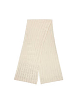 Sciarpa Bianca Knitted Scarf Strass
