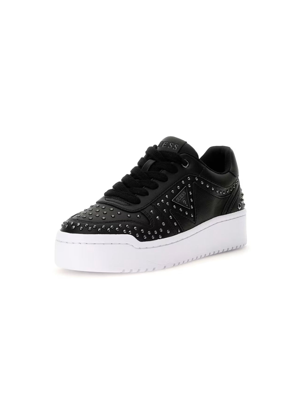 Sneaker Nere Borchie Mogana