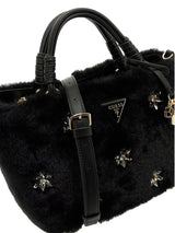 Borsa Pelliccia Nera Shaida