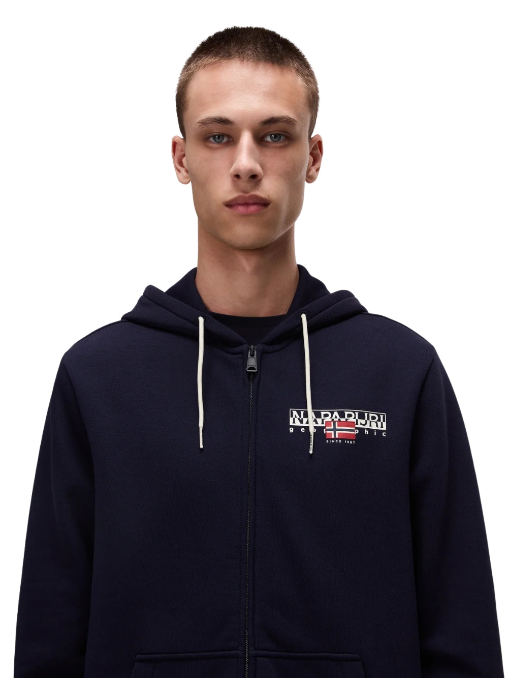 Felpa Zip Blu Alymer Fhz Wint