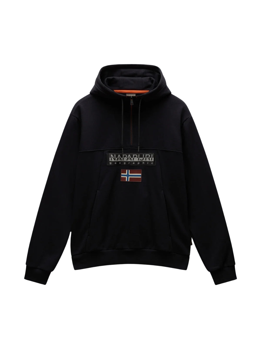 Felpa Nera Burgee Hzh 2.0