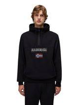 Felpa Nera Burgee Hzh 2.0