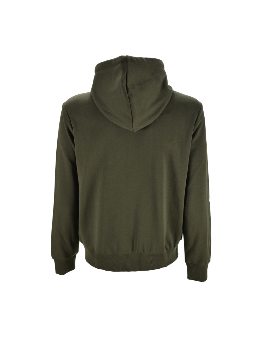 Felpa Zip Verde Fluo