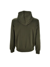 Felpa Zip Verde Fluo