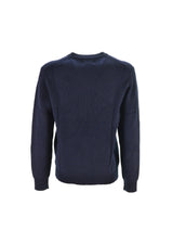 Maglione Blu Coste English Rib