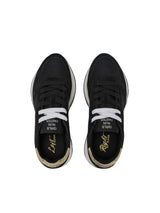 Sneaker Ally Gold Silver Nero