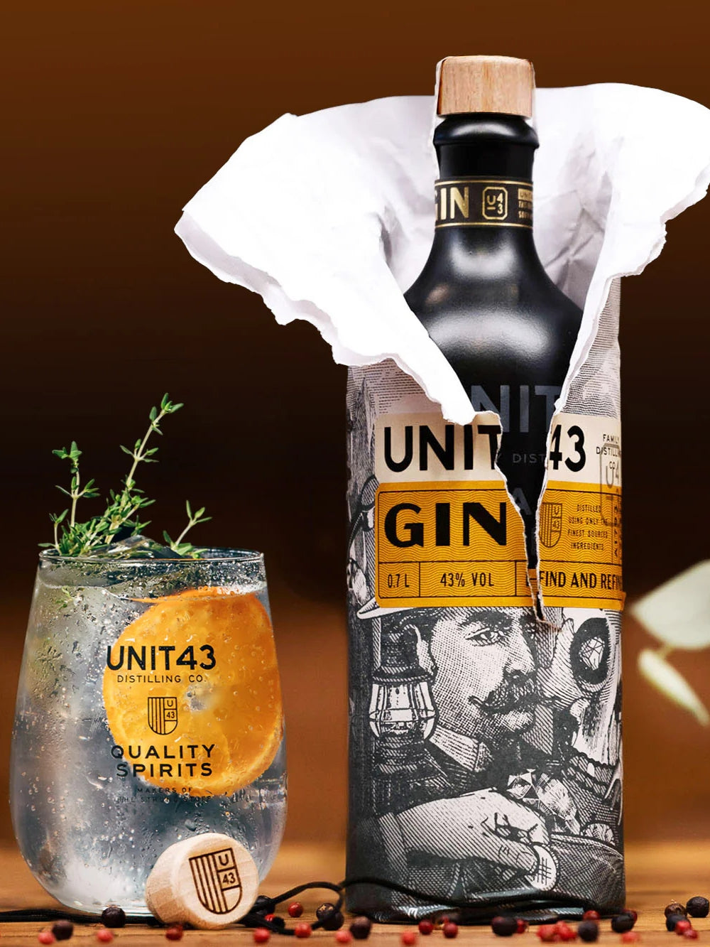 Gin Unit 43 Original 70 cl