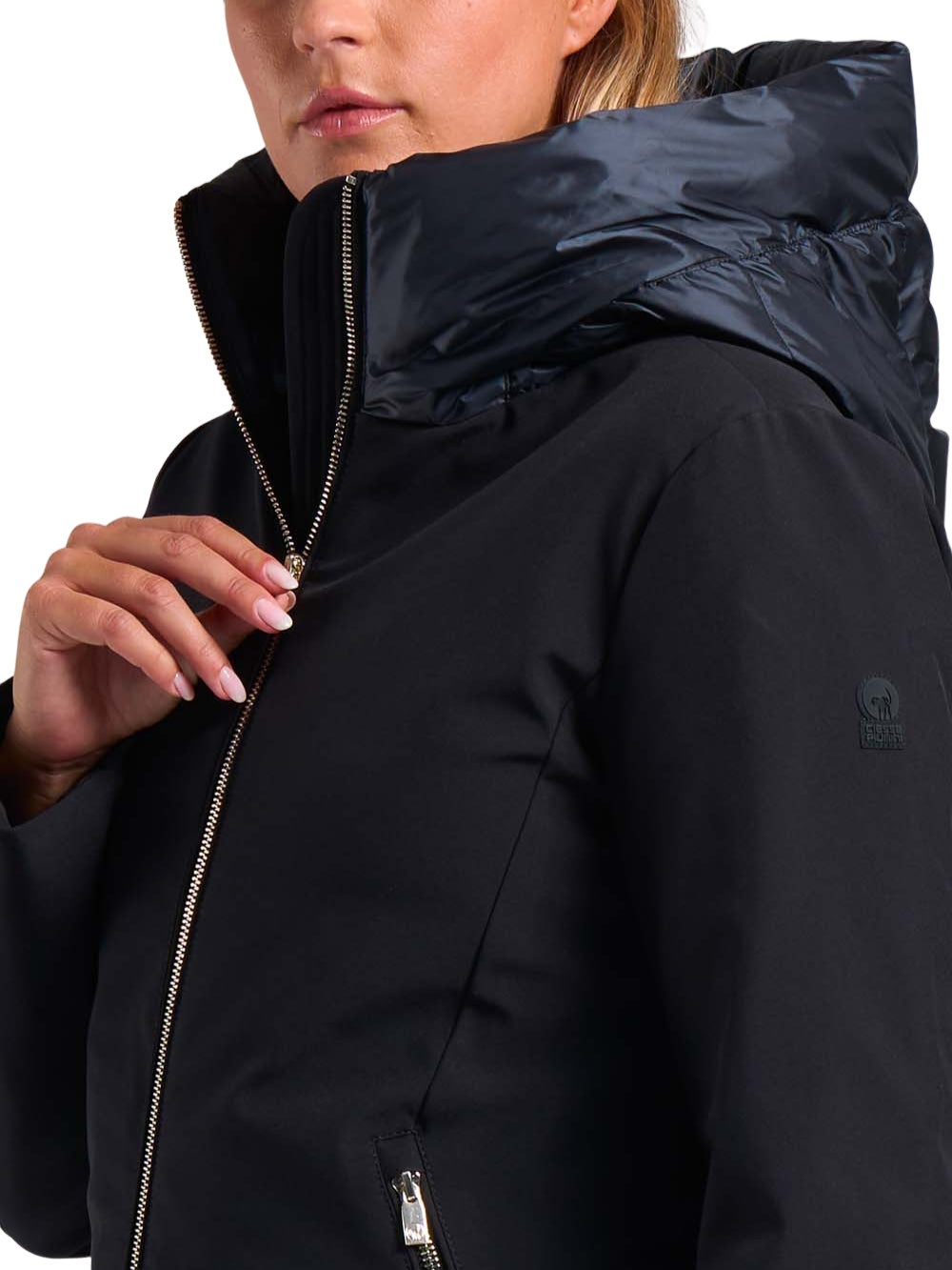 Piumino Nero Mire