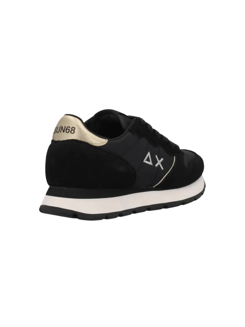 Sneaker Ally Silver Gold Nero