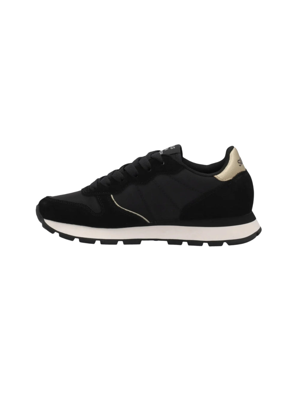 Sneaker Ally Silver Gold Nero