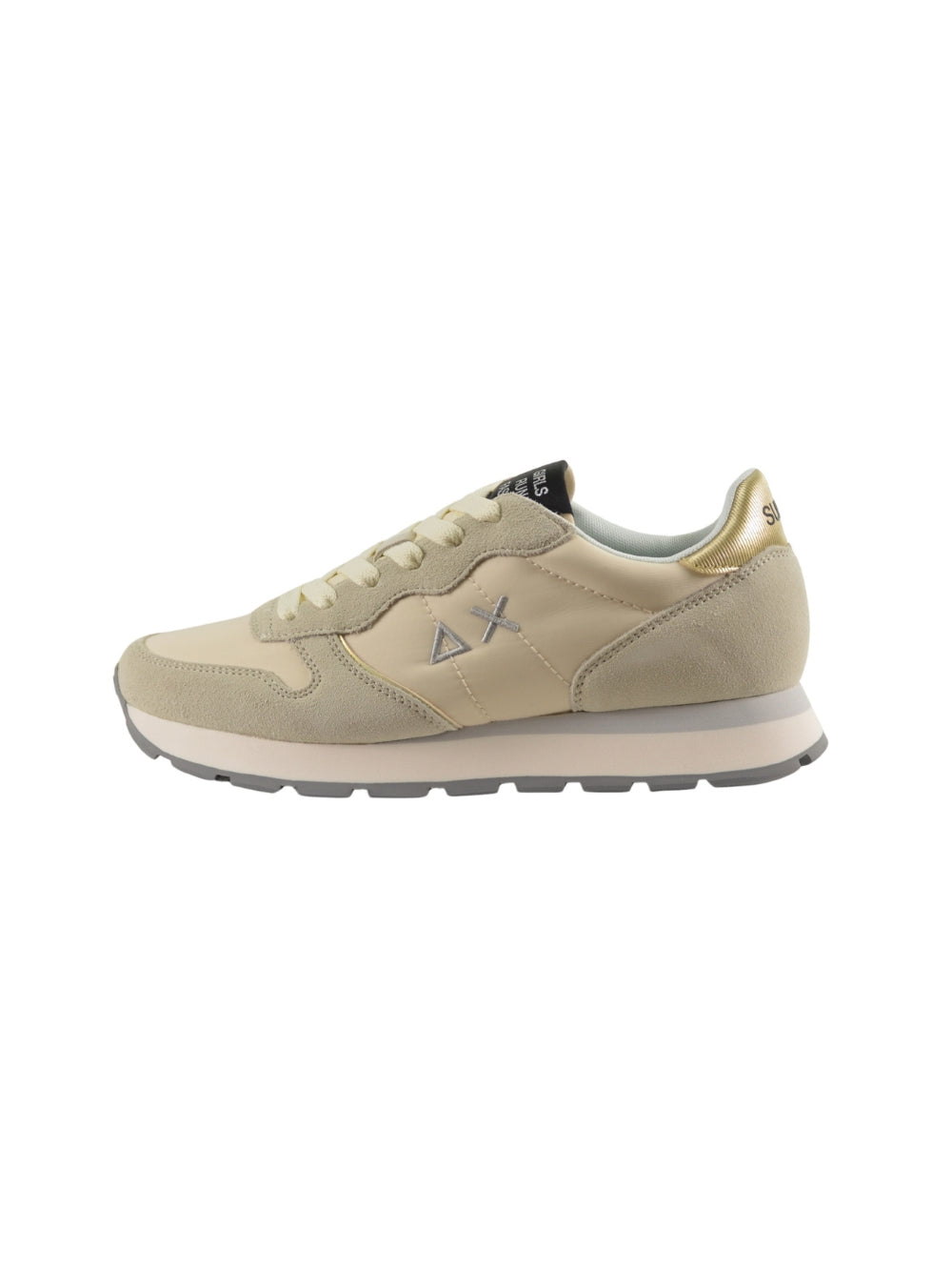 Sneaker Ally Silver Gold Panna