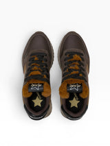 Sneaker Stargirl Animalier Marrone