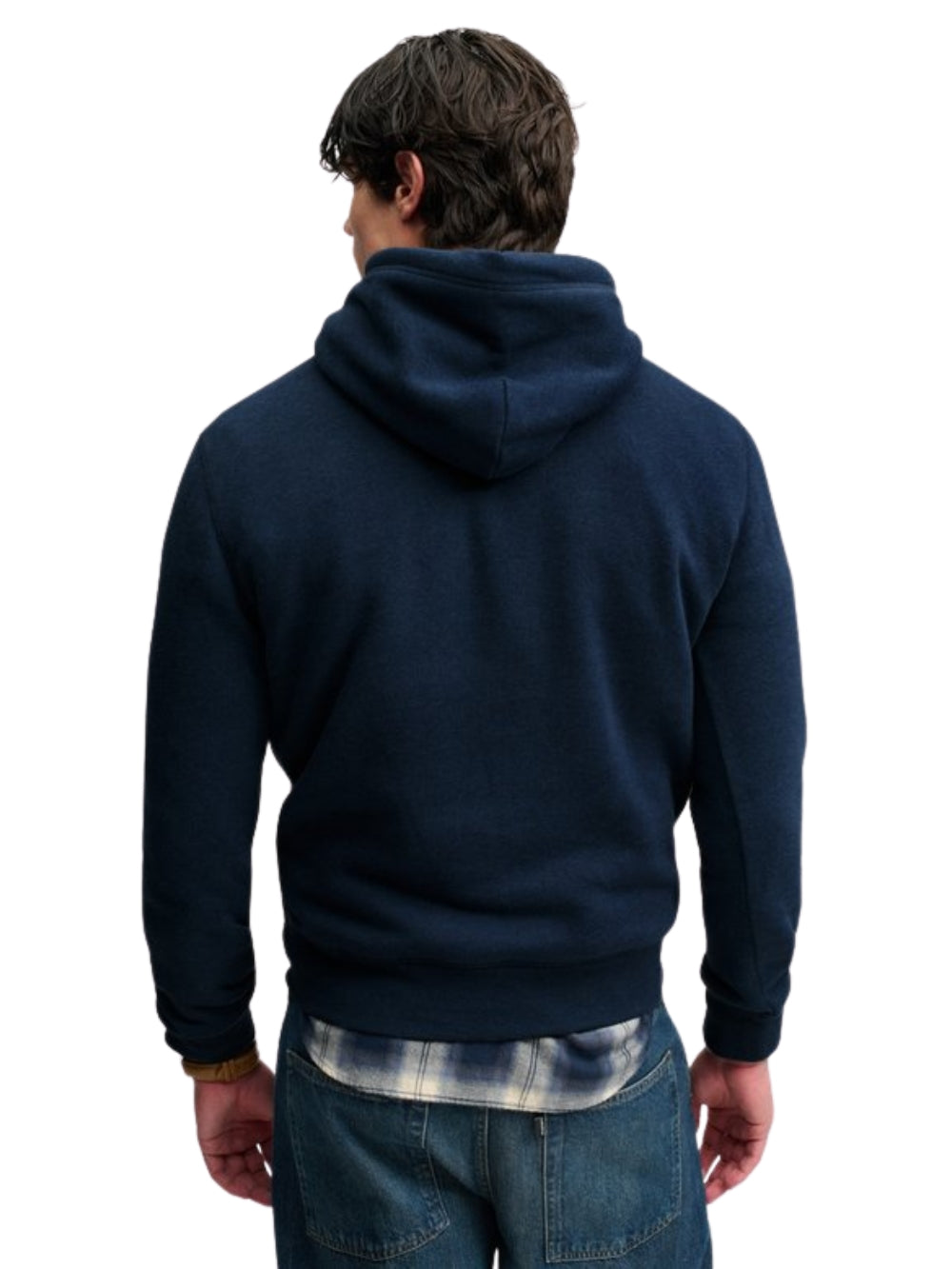 Felpa Cappuccio Blu