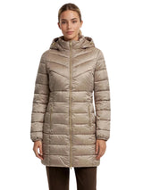 Piumino Lungo Beige