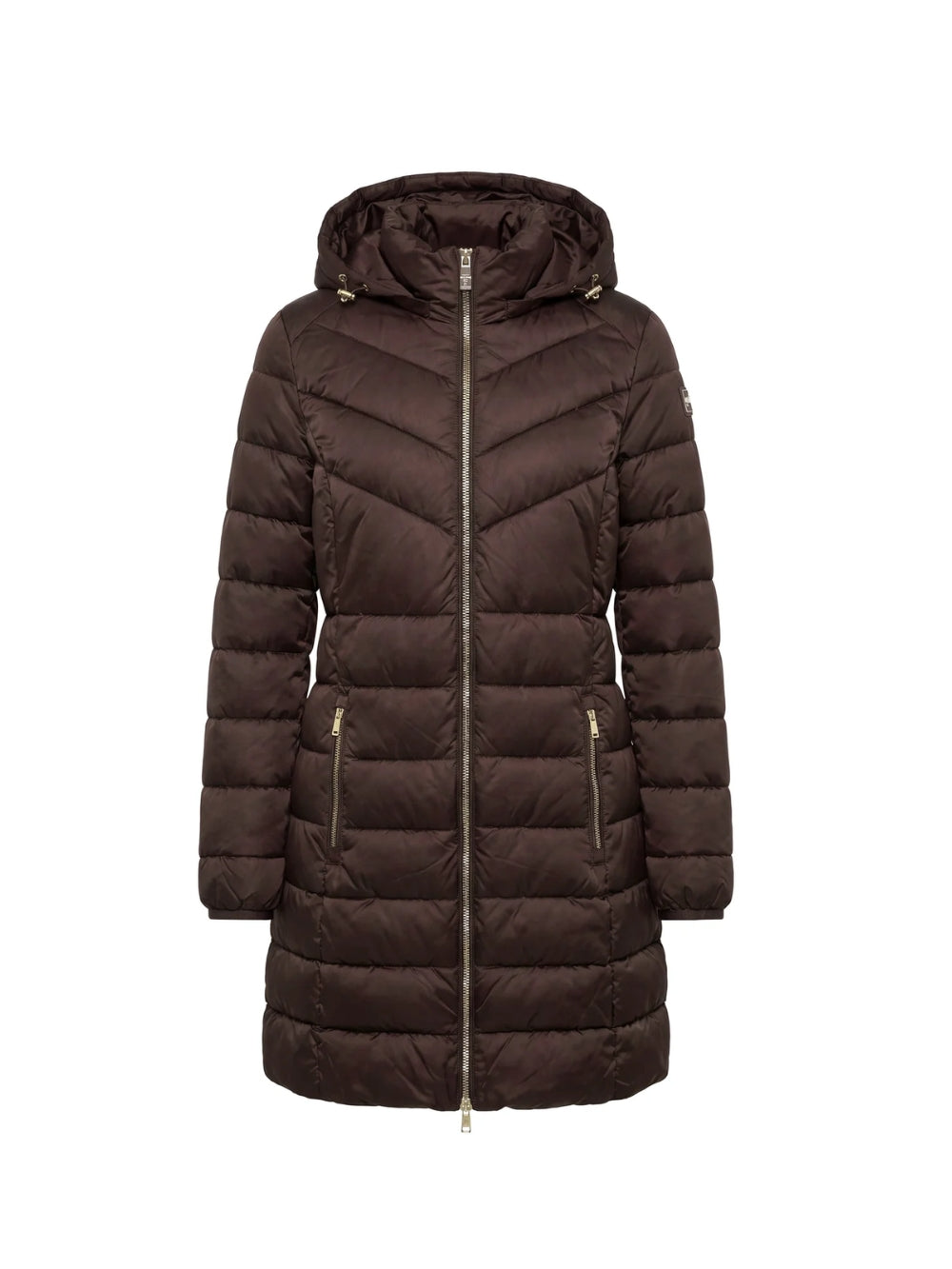Piumino Lungo Marrone