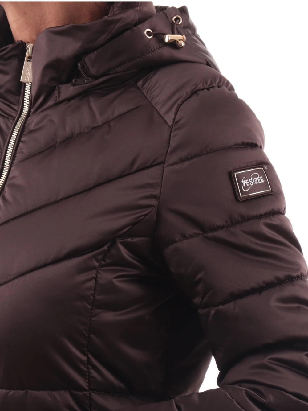 Piumino Lungo Marrone