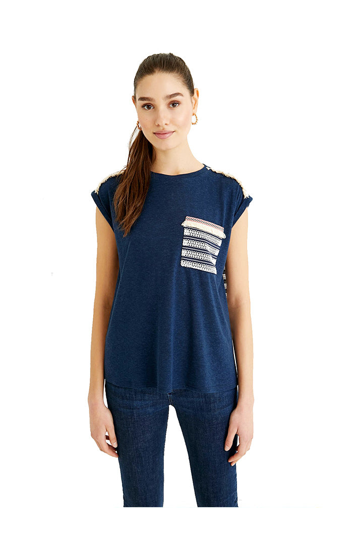 T-shirt Blu Dublin