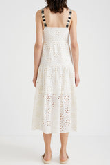 Vestito Bianco Lungo Leah