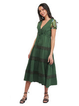 Vestito Lungo Verde Gingy