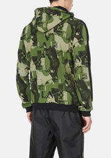 Felpa Zip Verde X VR46 C8 Hood Jacket op