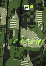 Felpa Zip Verde X VR46 C8 Hood Jacket op