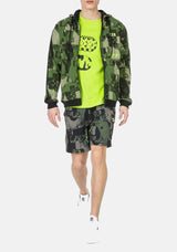 Felpa Zip Verde X VR46 C8 Hood Jacket op