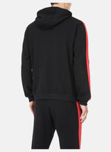 Felpa Zip Nera X VR46 C9 HOOD JACKET