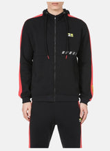 Felpa Zip Nera X VR46 C9 HOOD JACKET