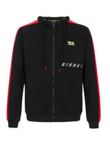 Felpa Zip Nera X VR46 C9 HOOD JACKET