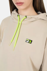 Felpa Beige VR46 Cropped Hoody