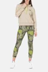 Felpa Beige VR46 Cropped Hoody